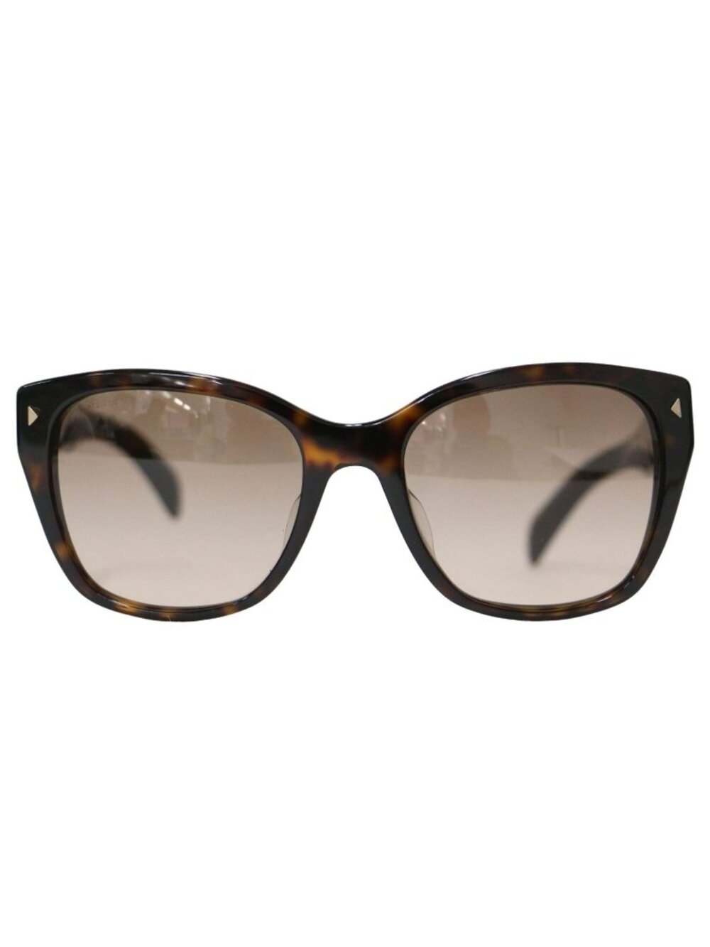 Prada Sunglasses Brown Acetate Gradient Logo Tortoiseshell